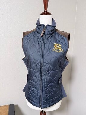 Polo Ralph Lauren Women’s Quilted Vest Navy Size Medium EXCELLENT CONDITION